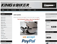Tablet Screenshot of king-biker.com